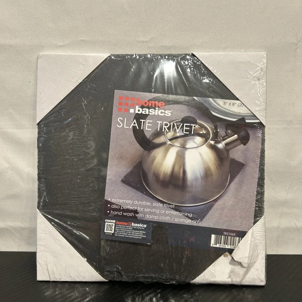 Home Basics Slate Trivet 8x8